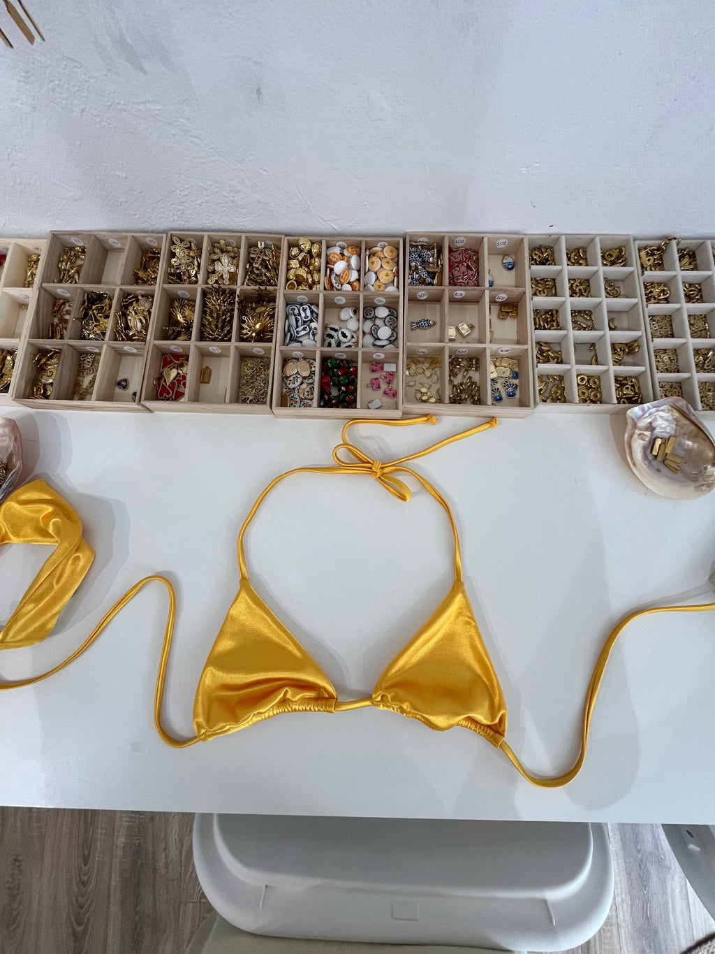 Shimmering Yellow bikini