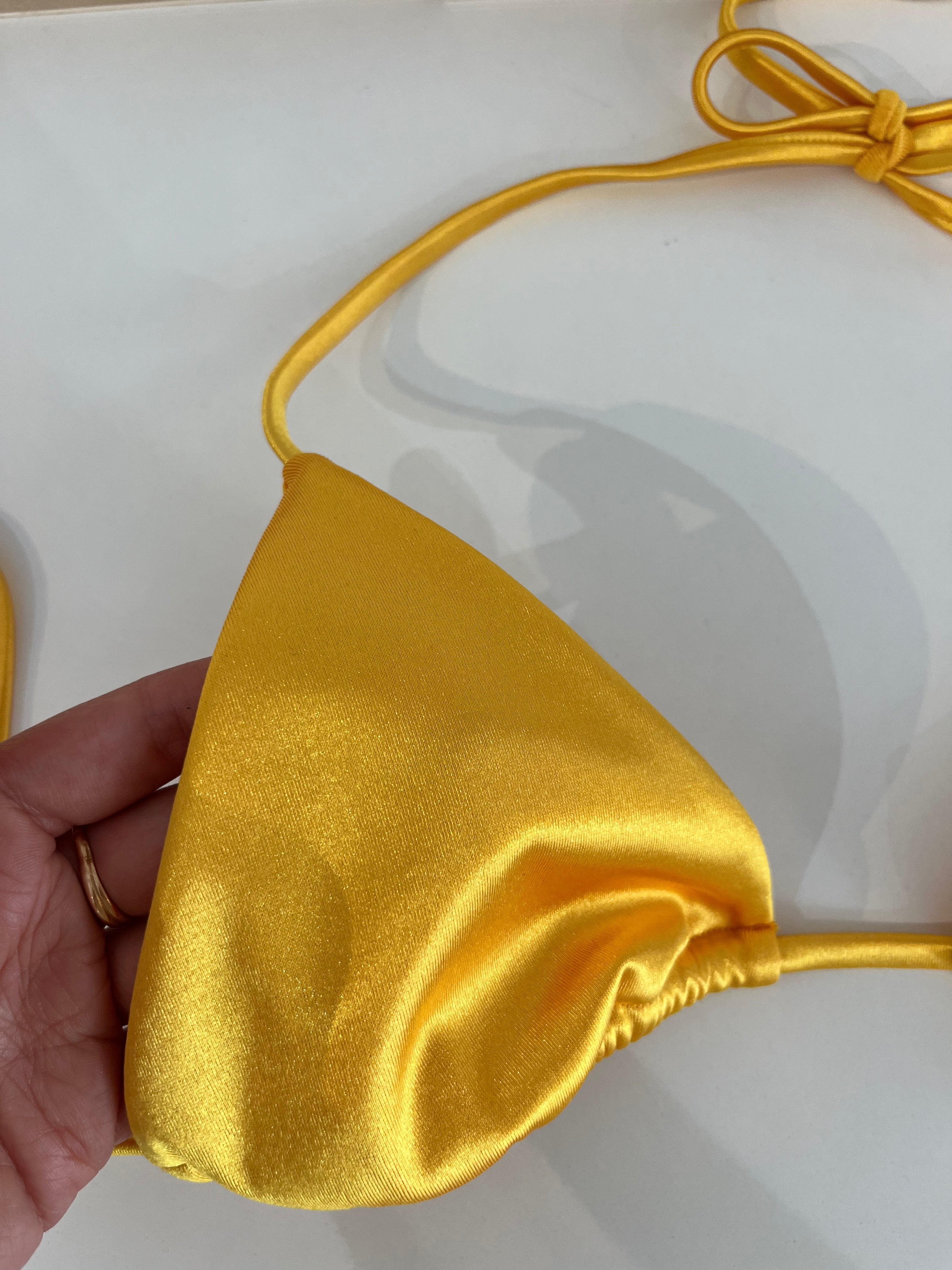 Shimmering Yellow bikini