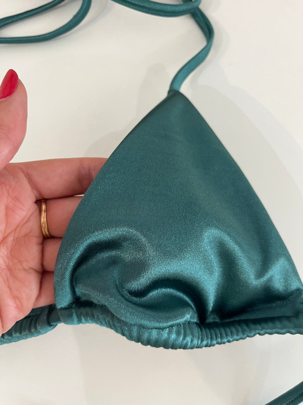 Shimmering Deep Teal bikini