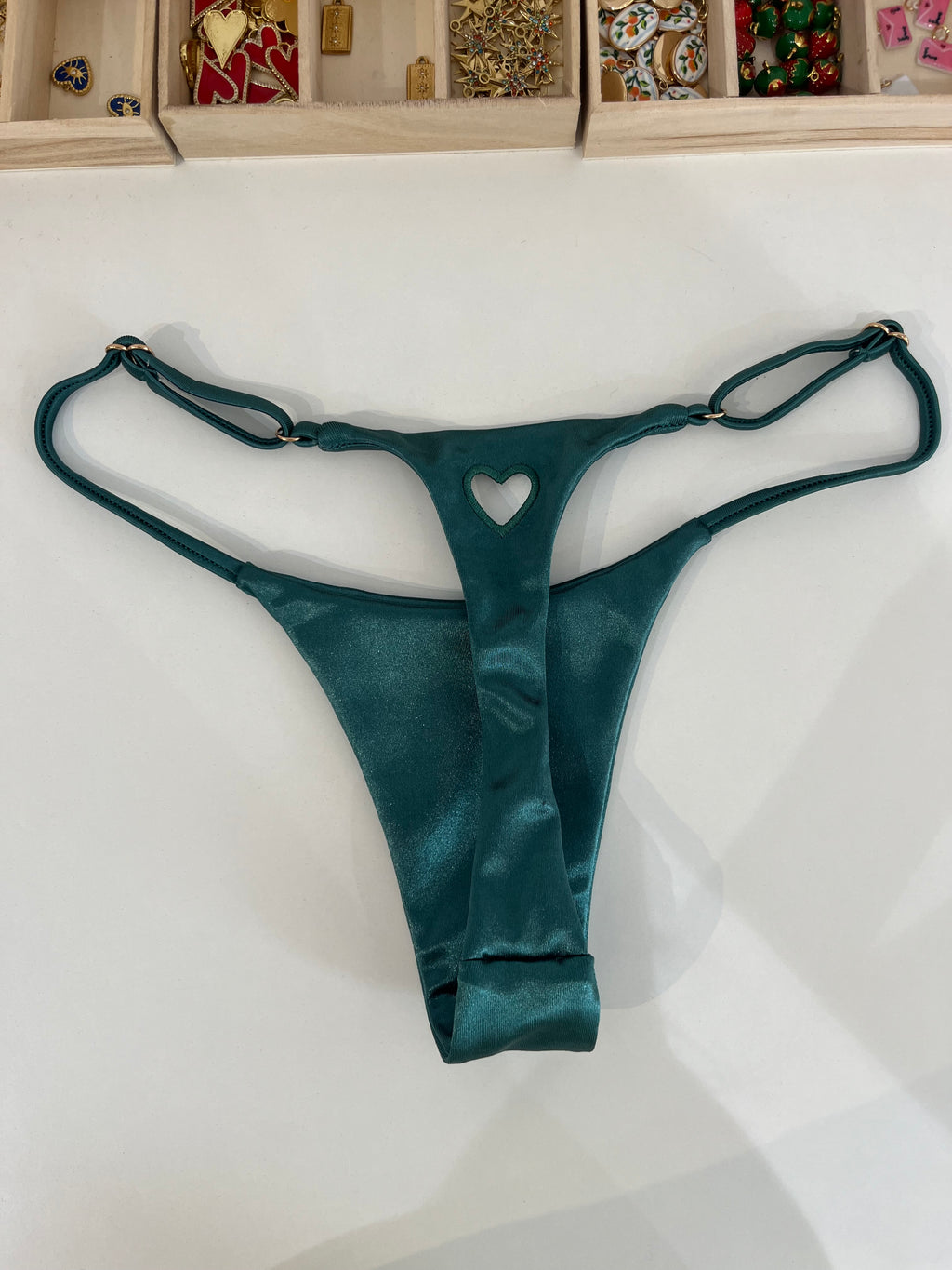Shimmering Deep Teal bikini