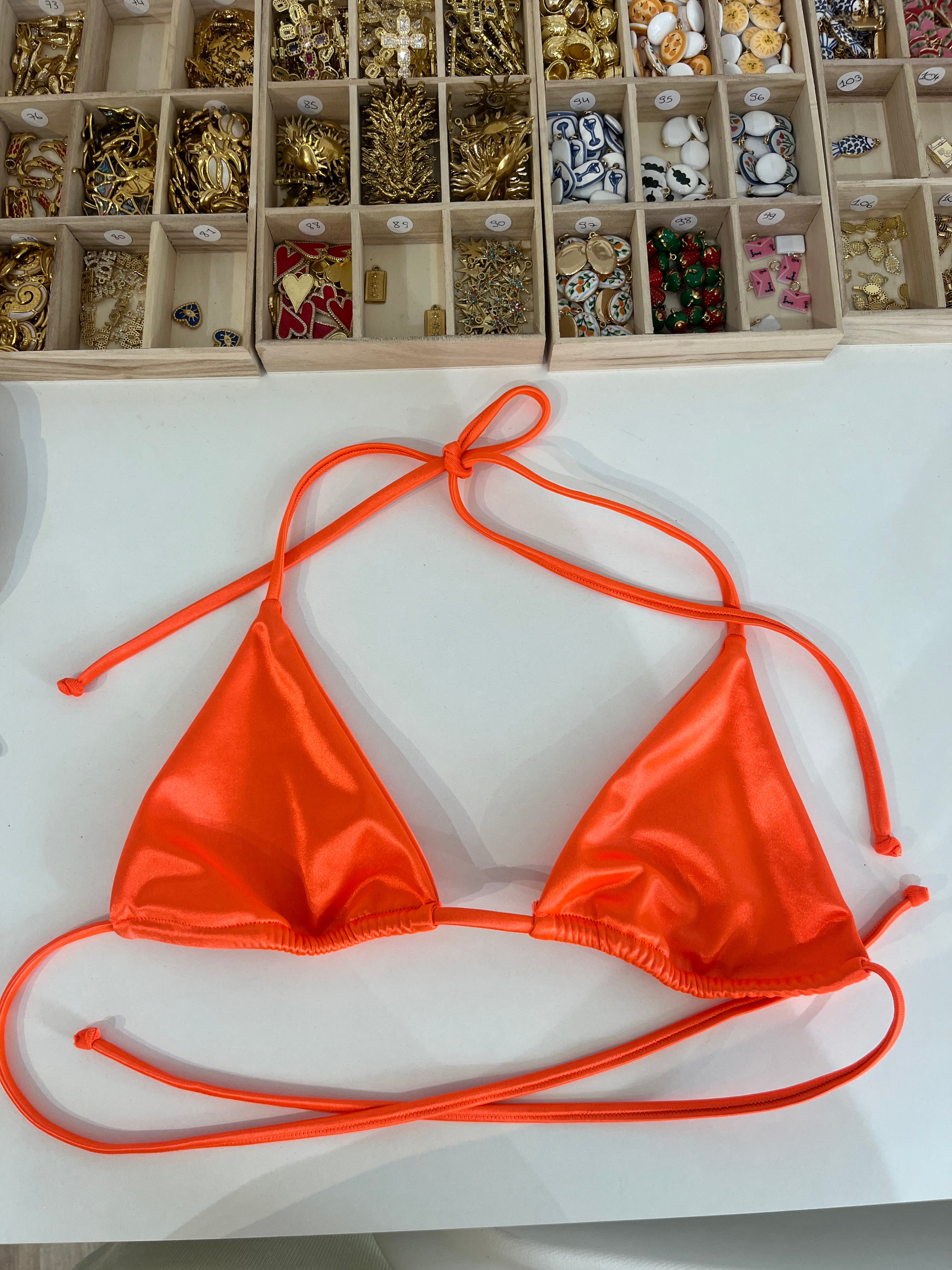 Shimmering Orange bikini